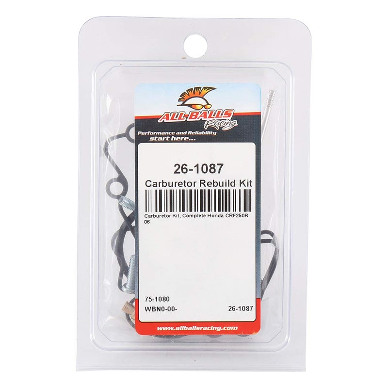 All Balls 26-1087 Carburetor Repair Kit (26-1087 Honda CRF250R 2006) - Image 5